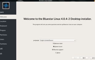 Bluestar Linux screenshot 1