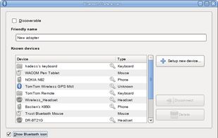 GNOME Bluetooth screenshot 1