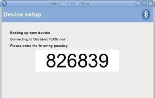 GNOME Bluetooth screenshot 3