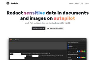 BlurData screenshot 1