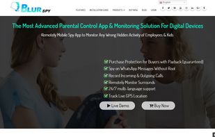 BlurSPY Website.