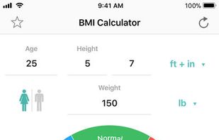 BMI Calculator by Steffen Mayer screenshot 1