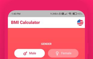 BMI Calculator (open source) screenshot 1