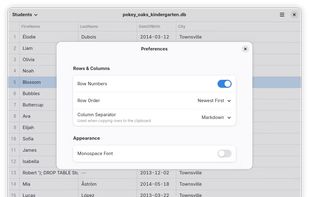 Bobby for SQLite screenshot 2