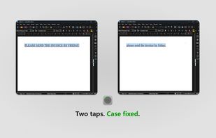 Two taps. Case fixed.