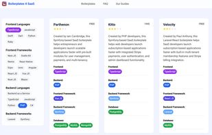 Boilerplates 4 SaaS screenshot 2