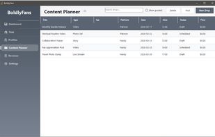 Content planner