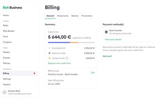 Bolt.eu screenshot 2