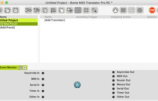 Bome MIDI Translator Pro screenshot 1
