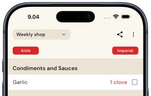 Shopping List