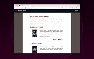 Movie recommendations