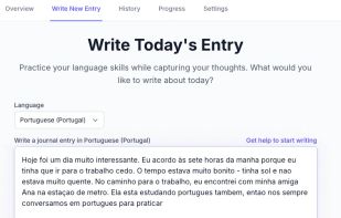 Bonjournal. screenshot 1