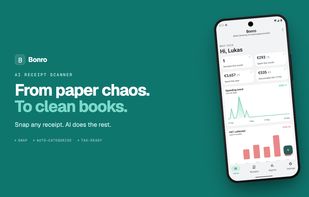 From paper chaos. To clean books
