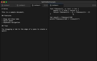 Bonsplit screenshot 1