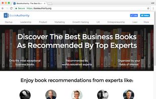 BookAuthority screenshot 1