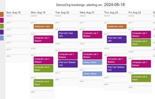 User-Friendly Calendar Interface