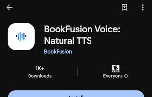 Bookfusion Voice screenshot 1