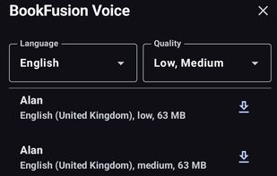 Bookfusion Voice screenshot 1