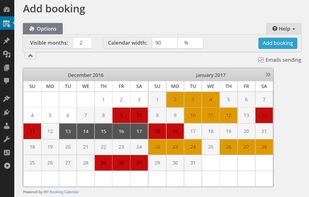 Booking Calendar screenshot 2