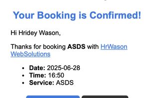 Bookings By HrWason screenshot 2