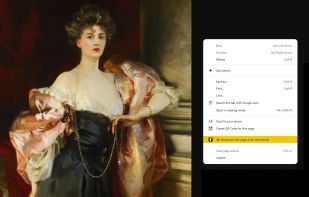 Right-click any page in Chrome and choose “Bookmark this page (with thumbnail)” to save it with a preview.