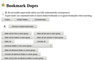 Bookmark Dupes screenshot 1