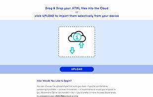 Upload Browser Bookmark File