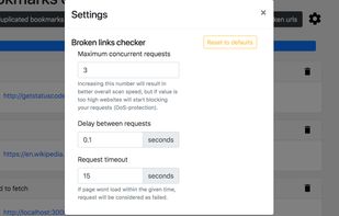 Bookmarks Clean Up screenshot 1