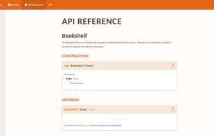 Bookshelf.js screenshot 2