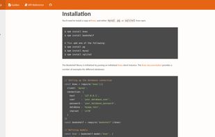 Bookshelf.js screenshot 1