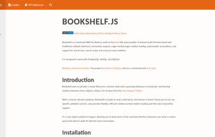 Bookshelf.js screenshot 1