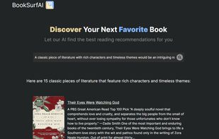 BookSurfAI screenshot 1