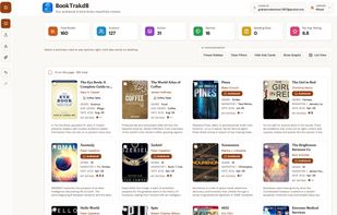 BookTrakdB Main UI Panel View - Light Mode