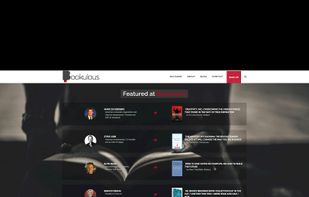 Bookulous landing page.