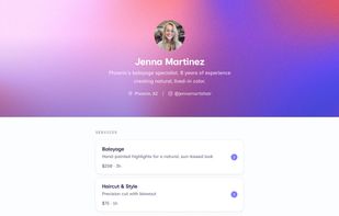 bookyour.hair screenshot 1