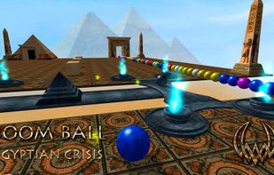 Boom Ball Egyptian crisis 3D puzzle match 3 screenshot 2