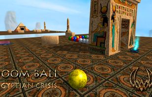Boom Ball Egyptian crisis 3D puzzle match 3 screenshot 1