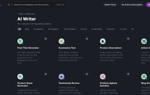 Various templates to effortlessly design any content
