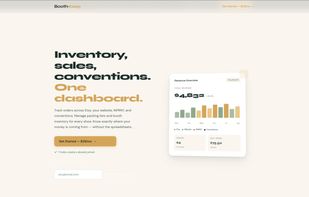 Landing page.
