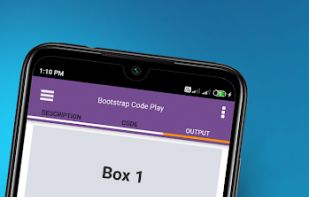 Bootstrap Code Play screenshot 1