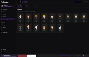 Choose from dozens of avatars