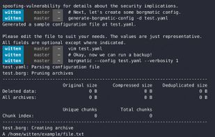 borgmatic screenshot 1