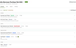 Document Requirement Checklist