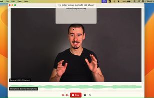 The built-in camera recorder