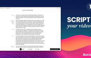 Script your videos in Borumi