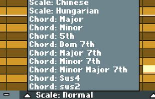 Scales and chords