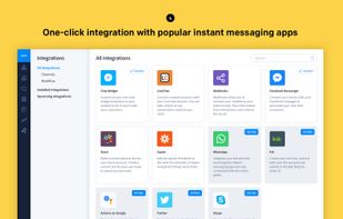 Connect the tools you already know and love using one-click integrations