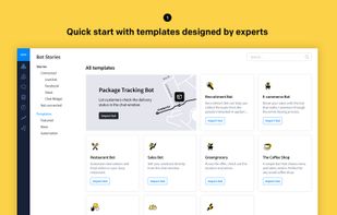 Save your time importing a ready to use template and turn it into your own bot assistant