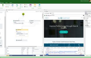 Our platform gives your developer the ability to create automated workflow robots with a user-friendly visual RPA designer. Even non-technical users can use this drag and drop workflow designer to build and deploy the robots.