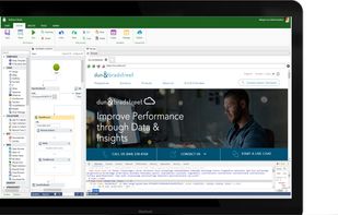 Open any websites and portals in the built-in browser and start automating business processes just by clicking and dragging.